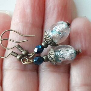 NEW Earrings Letter in a Bottle petite earrings filigree wish earrings 508#fs-